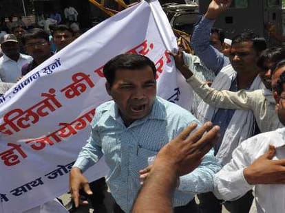 bsp activists beat samiksha adhikari