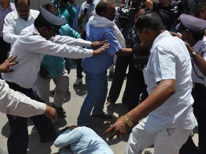 bsp activists beat samiksha adhikari