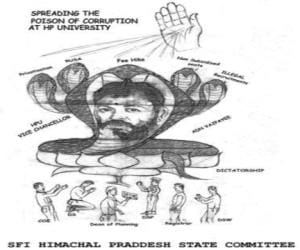 SFI demonstration againest VC