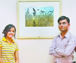 Arts Students Paintings in Govt Museaum