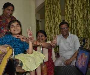 dissabbled priya got 9 cgpa in cbse board