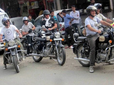 French tourist in badrinath