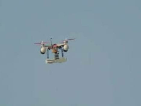 pizza delivery on drone
