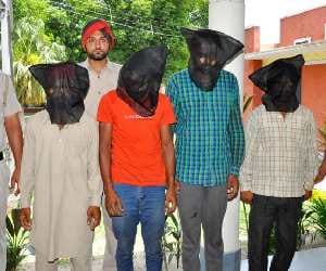 Arrested three crooks who robbed trains