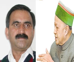 war of words started between cm virbhadra and himachal congress committee chief sukhu