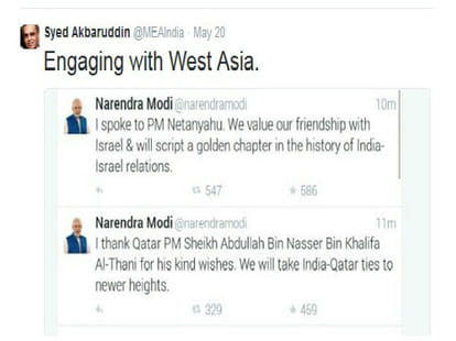 What is thinking Muslim countries about Modi?