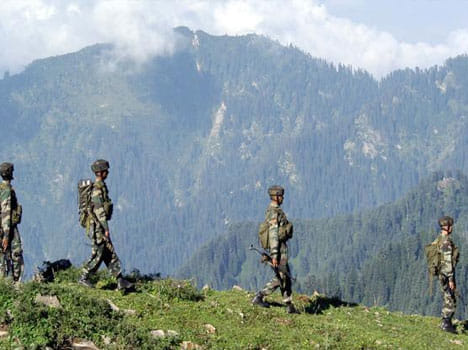 firing near international border at jammu and kashmir's