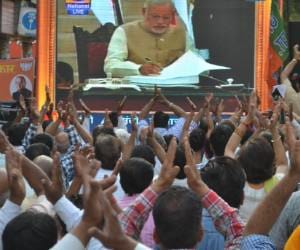 varanasi celebrates diwali on oath ceremony
