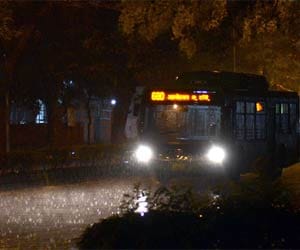 Heavy raining in noida