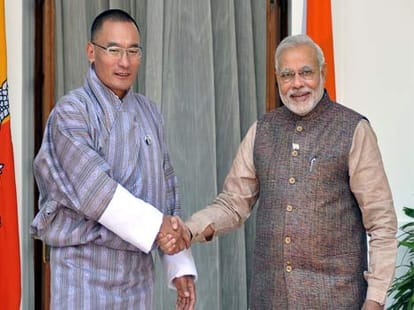Prime minister modi trip become gift for bhutan