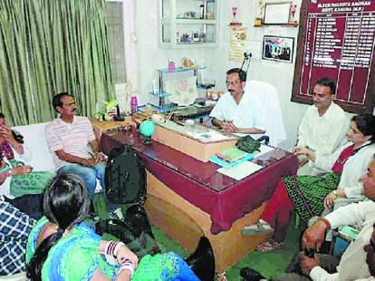 man slapped nurse in nagrota hospital