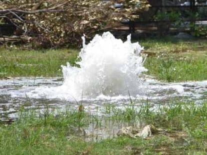 portable water not available in parks