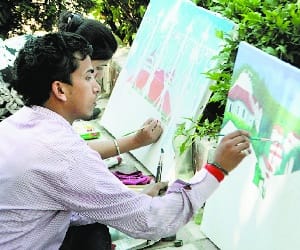 shimla art festival in gaiety theatre
