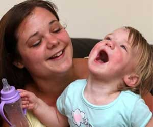 daughter who becomes mother to her mother's baby