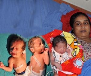 three children born after 18 year