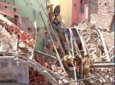 Delhi: Part of building collapse, two injured
