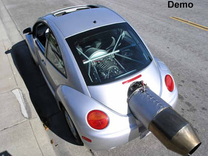 Jet-Propelled Car to Fly at 880km Per Hour