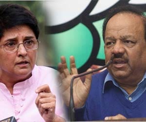 Harsh Vardhan denied to take name of Kiran Bedi for CM candidate in Delhi
