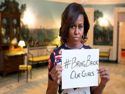 Ban on demonstrations in support of the abducted girls