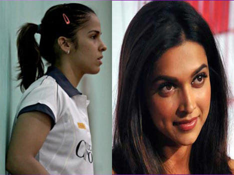 a badminton player is deepika's big fan