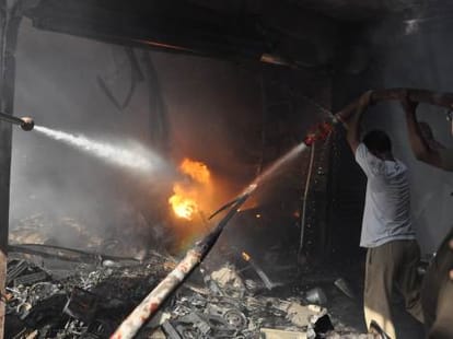 Five workers killed in an explosion