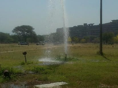 portable water not available in parks