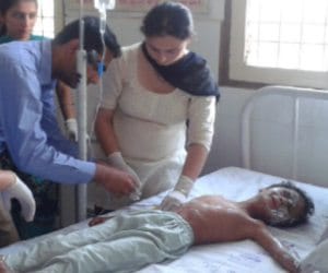 Acid attack on five family member, Woman death
