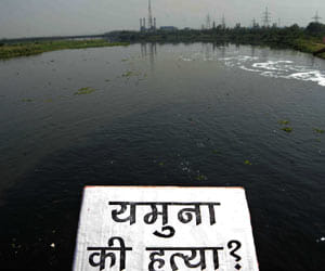 Vrindavan saint lal baba fasting for clean yamuna