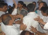 Eighteen injured in bloody clashes