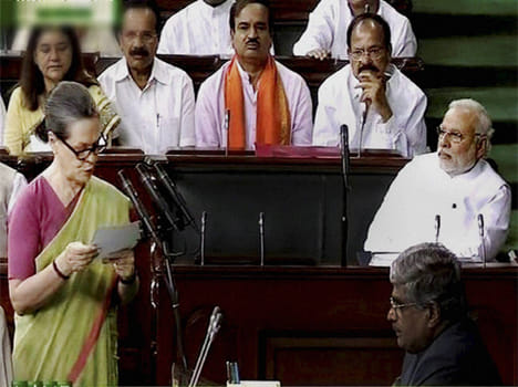 new dispute between nda govt and congress