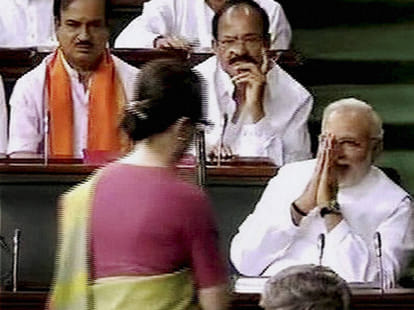 talks between sonia and arun jaitley