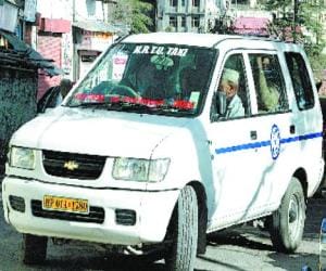 new hrtc taxi in shimla, double fair.