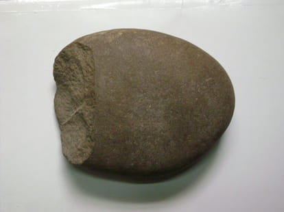 two lacs years old pebble tools