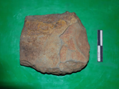 two lacs years old pebble tools