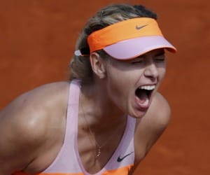 sharapova to face halep for french open title