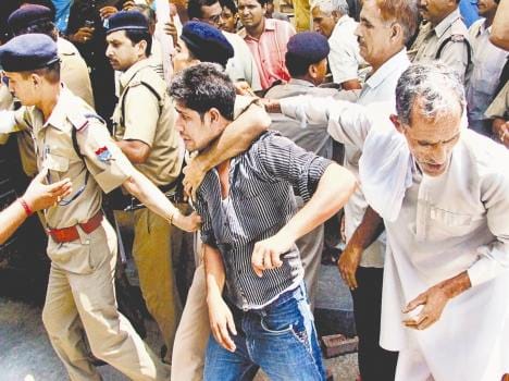 police image destroyed in ranbir encounter