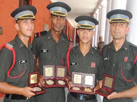 scc pass out parade at IMA