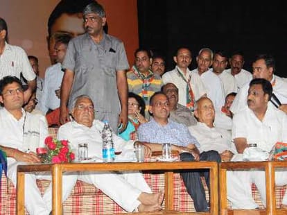 Drama of Selja supporters in presence of CM Hooda