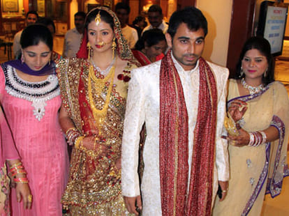 cricketer shami ahmad marriage with hasin jahan