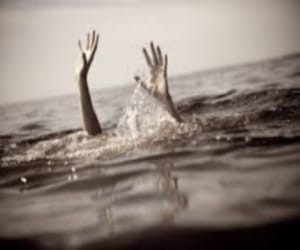 school girl swept in river.