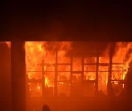 Two labour burn in blast of batthi