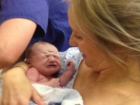motherwho went live during her delivery