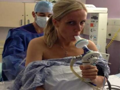 motherwho went live during her delivery