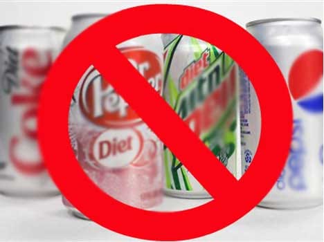 diet soda harms on different body parts