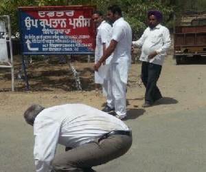 Former Akali Sarpanch beaten SDO