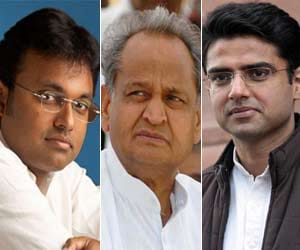 Fig lodge against sachin pilot, ashok gehlot and karti chidambaram
