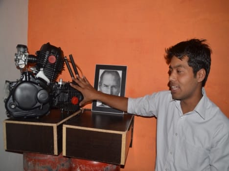 vijay kumar invent bike engine