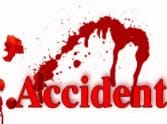 Accident on expressway greater noida