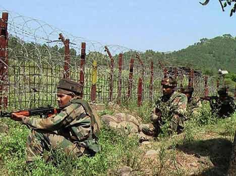 pak terrorist trying to cross border army repulsed