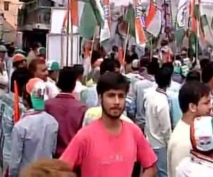 gurgaon congress commitee protest against bjp